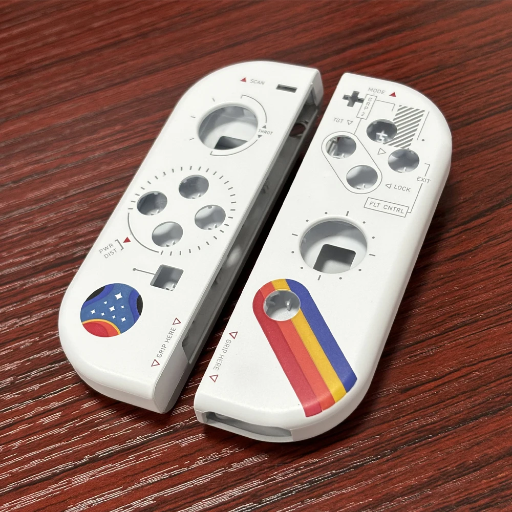 For Star Game Theme Replacement Shell for Nintendo Switch Console & Joy-Con DIY Parts Housing Case & Buttons Accessories