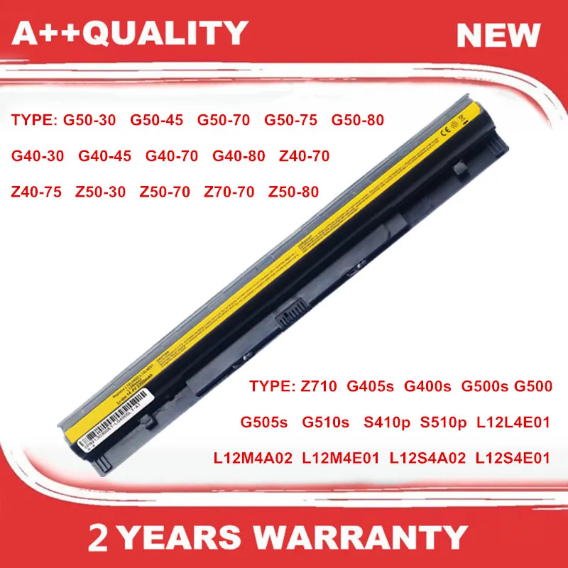

Laptop Battery For Lenovo Z70 Z710 G400s G400 G405s G410s G500s G500 G505s G510s S410p S510p L12L4A02 L12L4E01 L12M4A02