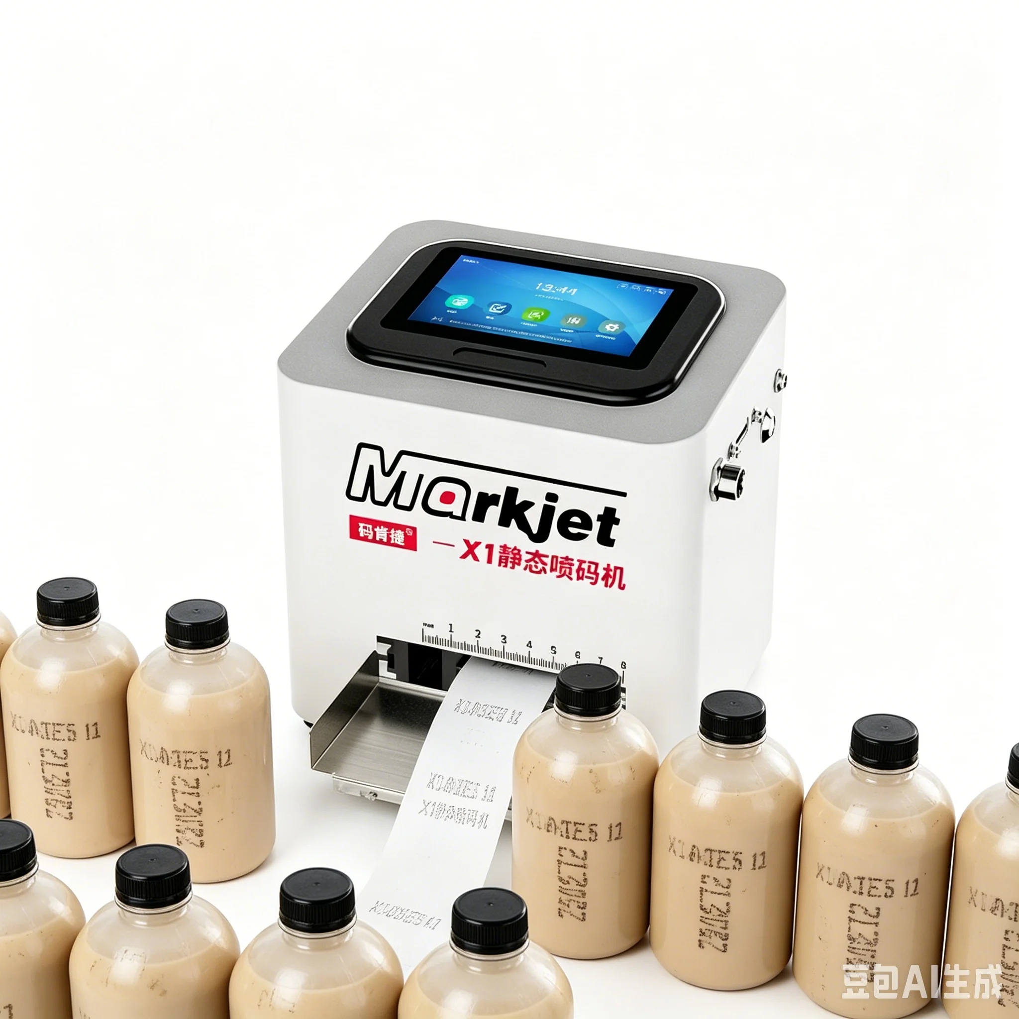 

Manufacturer Semi-Automatic Inkjet Small Character Number Digital Printing Machine Expiration Expiry Date Stamps Tij Cartons