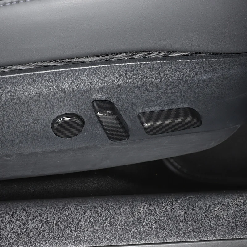 

For Tesla Model 3 Model Y 2017+ ABS Seat Adjust Switch Button Trim Cover Car Interior Accessories