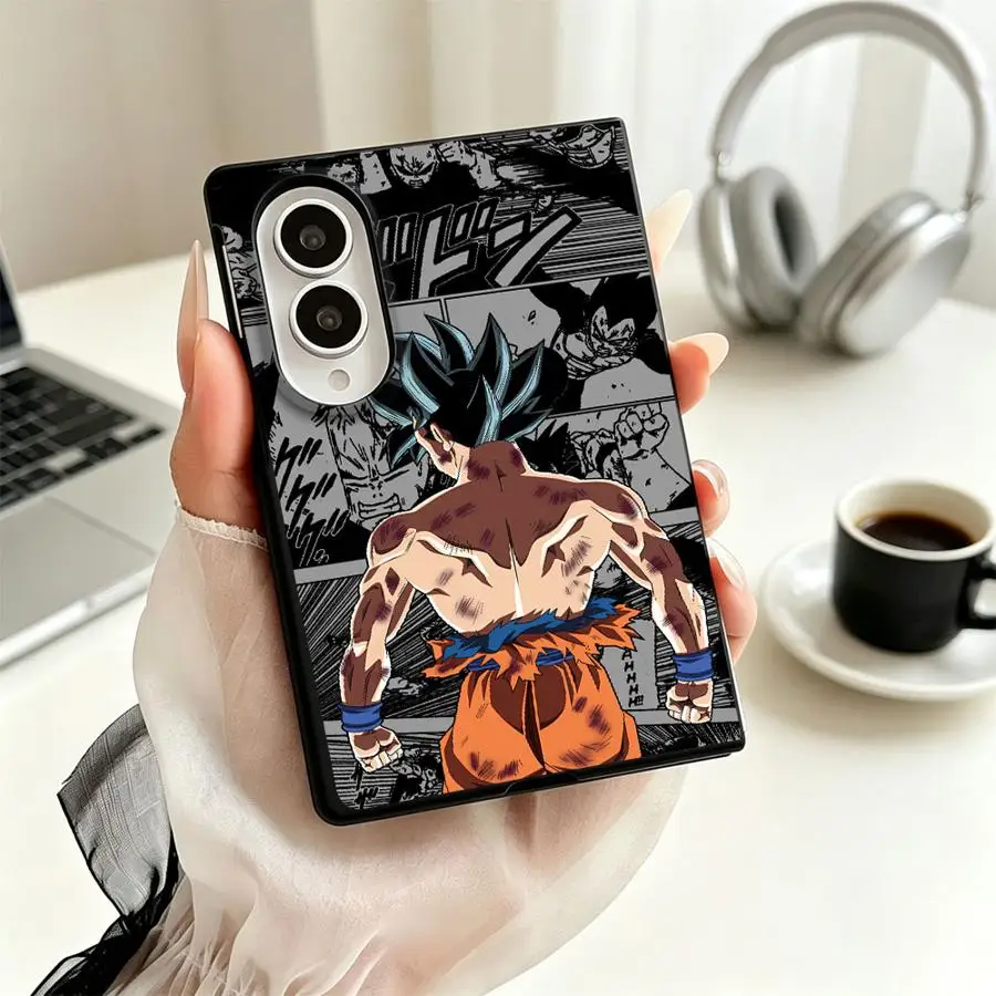 Luxury Phone Cover Case for Samsung Galaxy ZFold Wide Z Fold8 Wide Z Fold 8 ZFold8 Dragons Balls