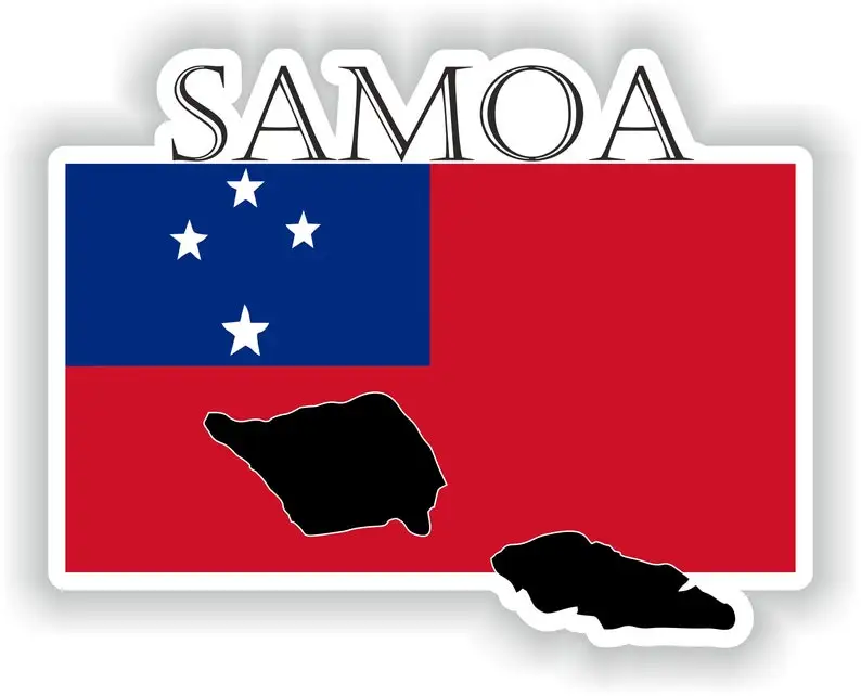 

Samoa Flag Map Contour Emblem Decals Adventure Motorcycle Stickers Funny Decorations For Pictures Decals Custom Made Aquarium