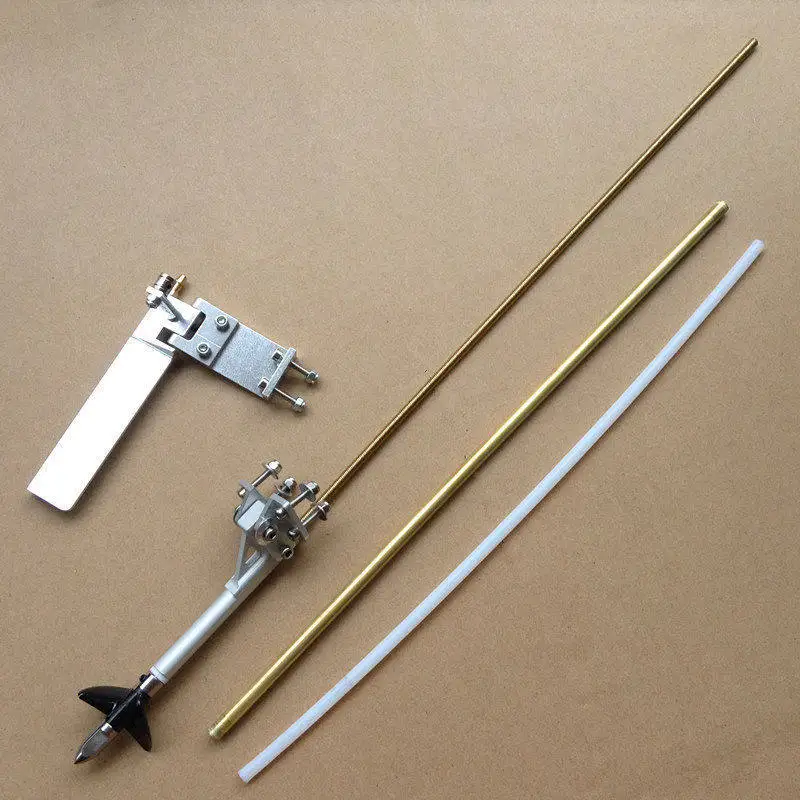 95mm Rudder, 70mm Stuffing Tube, 4mm Shaft & 36mm Prop Set for RC Boat