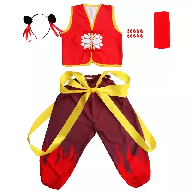 

Movie Nezha: The Devil Boy Comes Into The World Anime Halloween Role Playing Nezha Children's Stage Performance Costume Set 2025
