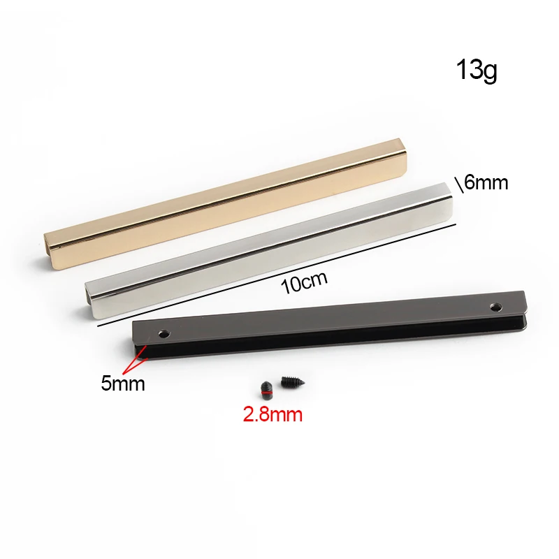 38/50/90/100MM Metal Corner Screws Edges Protector Buckles For DIY Bags Purse Shoulder Strap End Stopper Clasp Clip Accessories