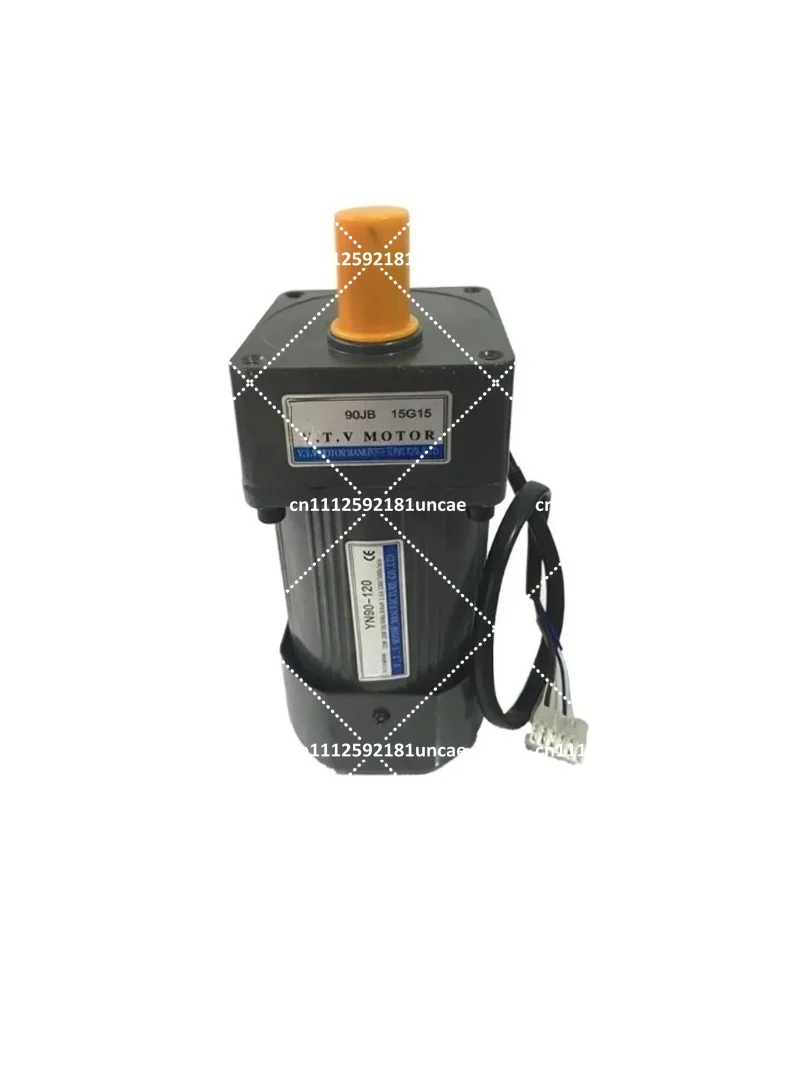 120W 220V AC Electric Motor YN90-120 with Gear Head 90JB 15G15 for Speed Control