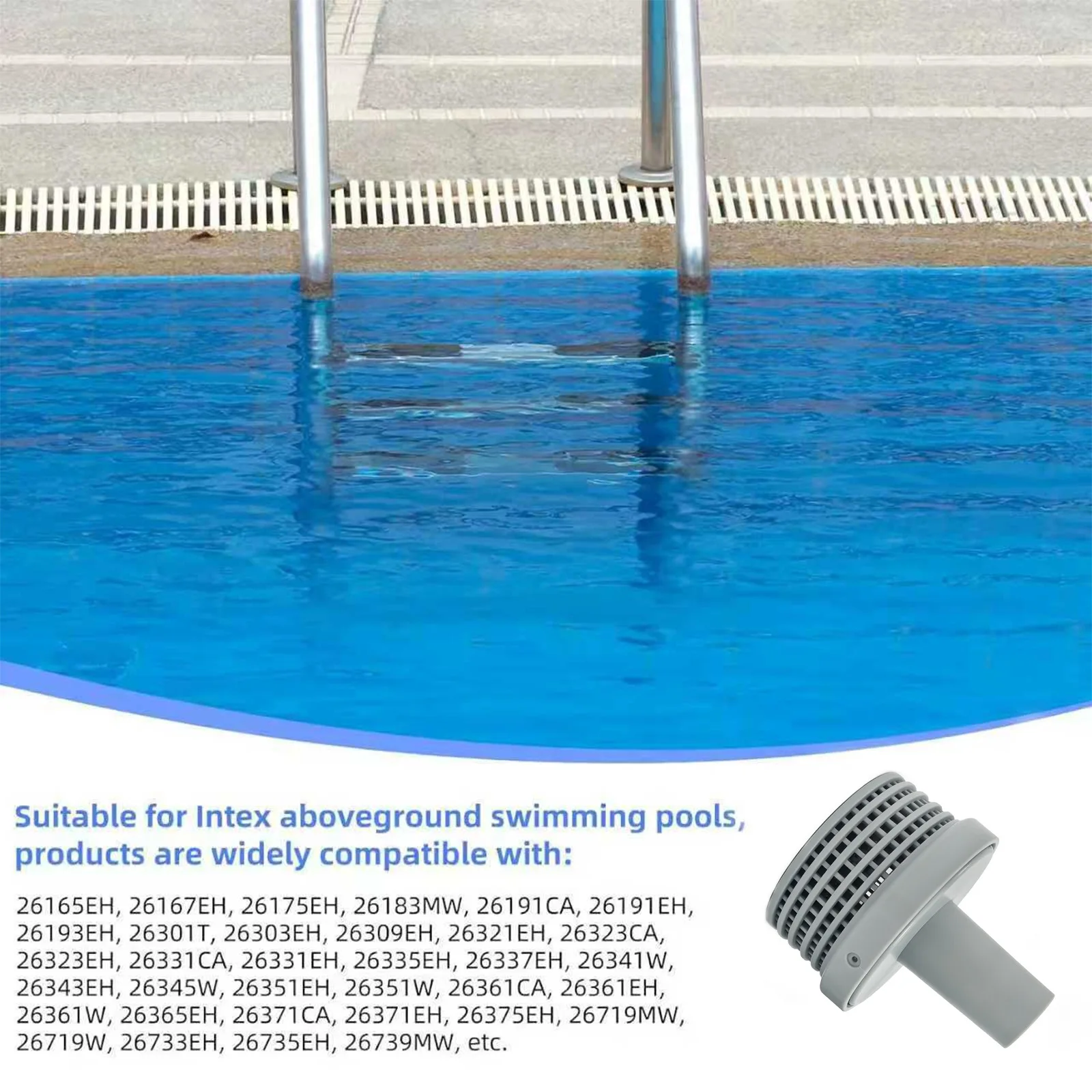 Swimming Pool Filter Connector Replacement For 11070 Water Jets Strainer Inlet Fitting Durable PVC Maintenance Accessory Tool