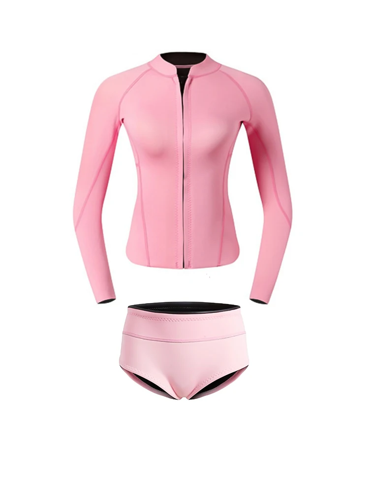 Wetsuit separate swimsuit for women surf snorkeling sunblock warm jellyfish swimsuit swimming shorts Diving