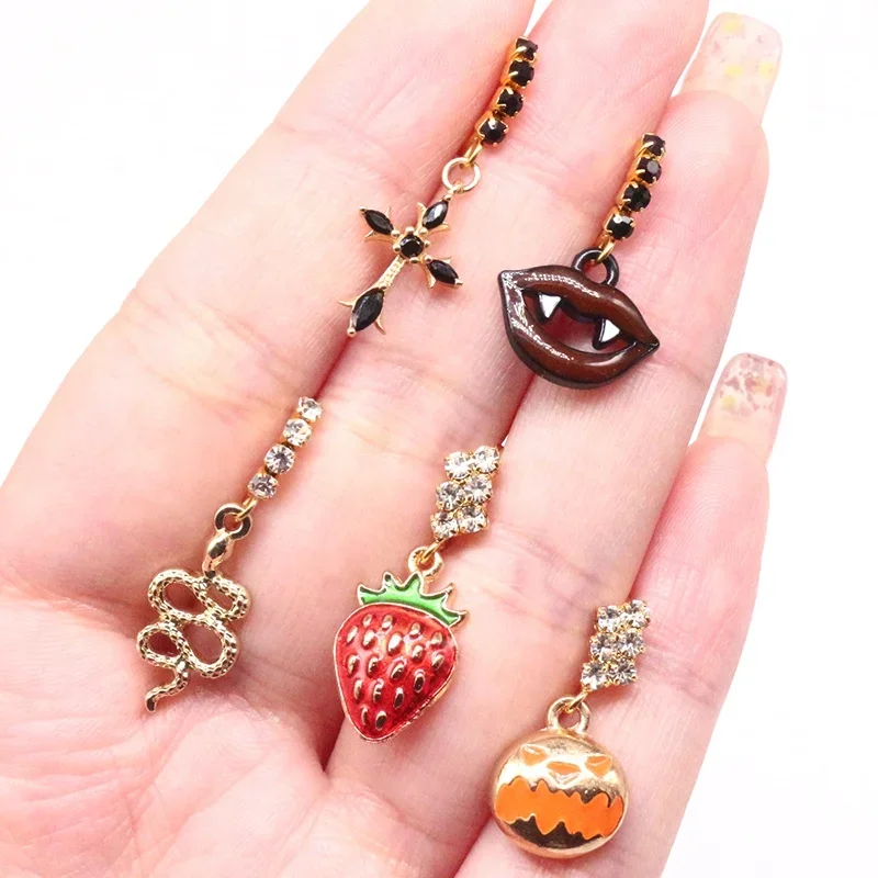 Surgical Steel Nose Rings Snake Cross Sexy Dancing Nose Rings Hoop Ring Body Piercing Jewelry For Women
