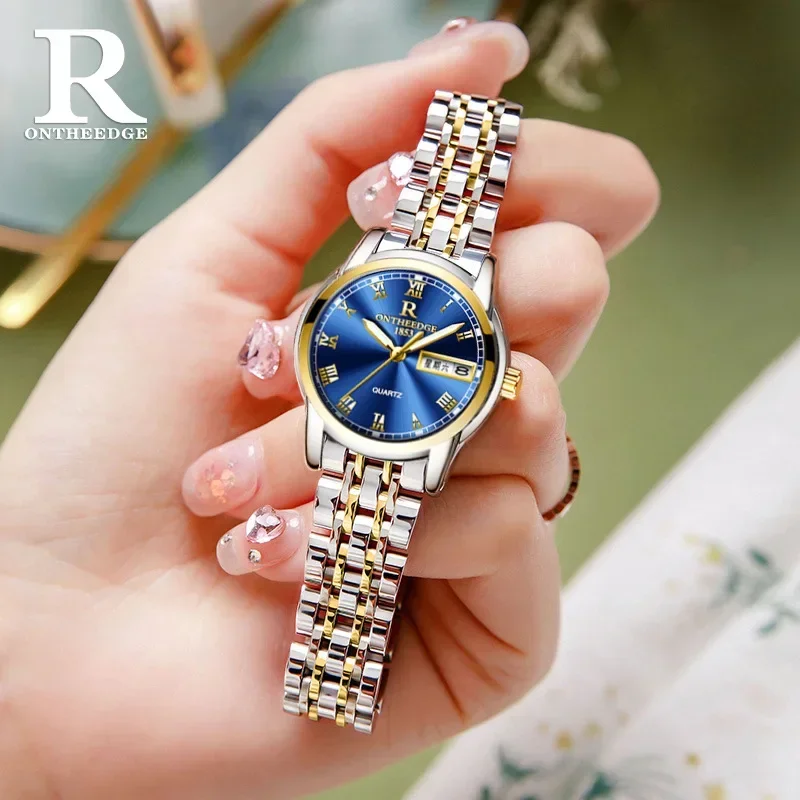 Christmas gift Ruizhiyuan steel belt lady, watch