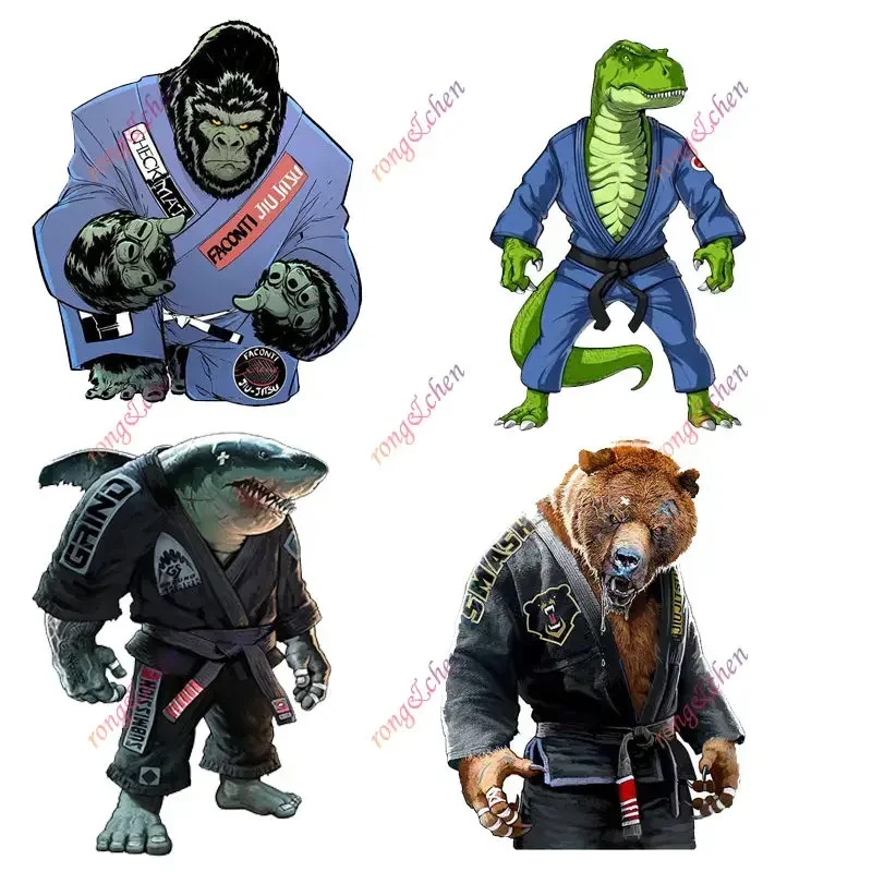 

Funny Car Sticker The Gentle Art of Jiu Jitsu Chimp Car Motorcycles Racing Helmet Laptops Trunk Windows Surfboard PVC Decals