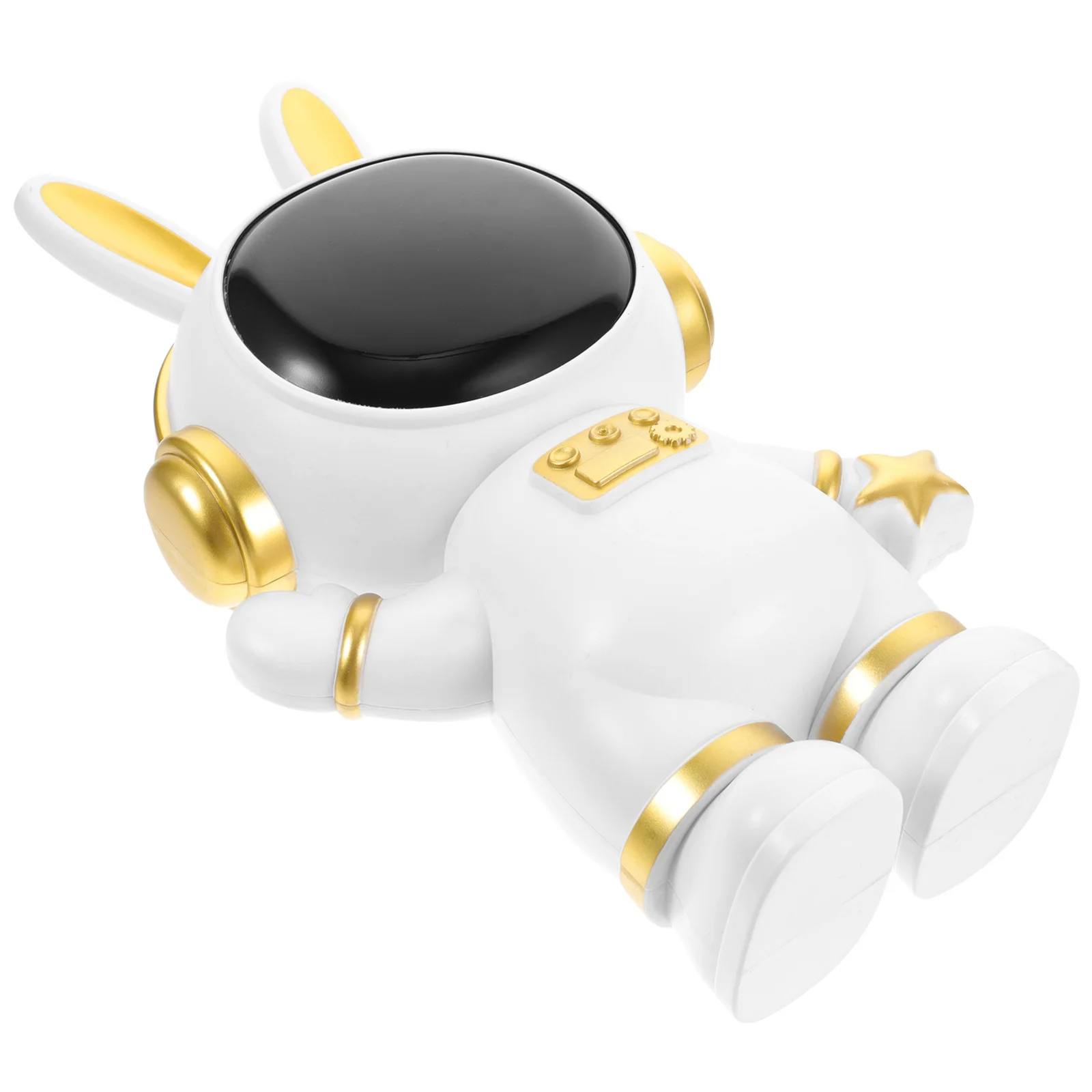 

Cartoon Rabbit Piggy Bank Space Rabbit Coin Jar Desktop Bunny Decor Savings Box Household Money Saving Jar Coin Container