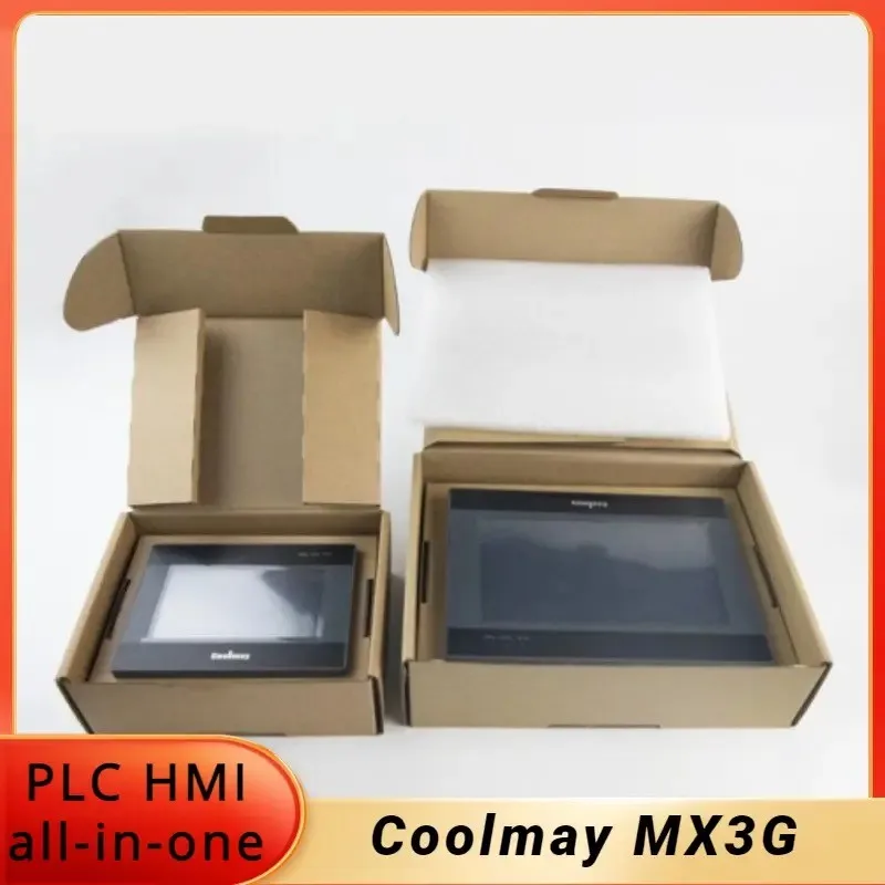 Imagem -06 - Coolmay-plc Hmi Tudo-em-um com Saída de Entrada Analógica Embutida Suporta Modbus Rtu Rs485 Rs232 Mx3g43c Série 70c Ad2da Polegadas Original