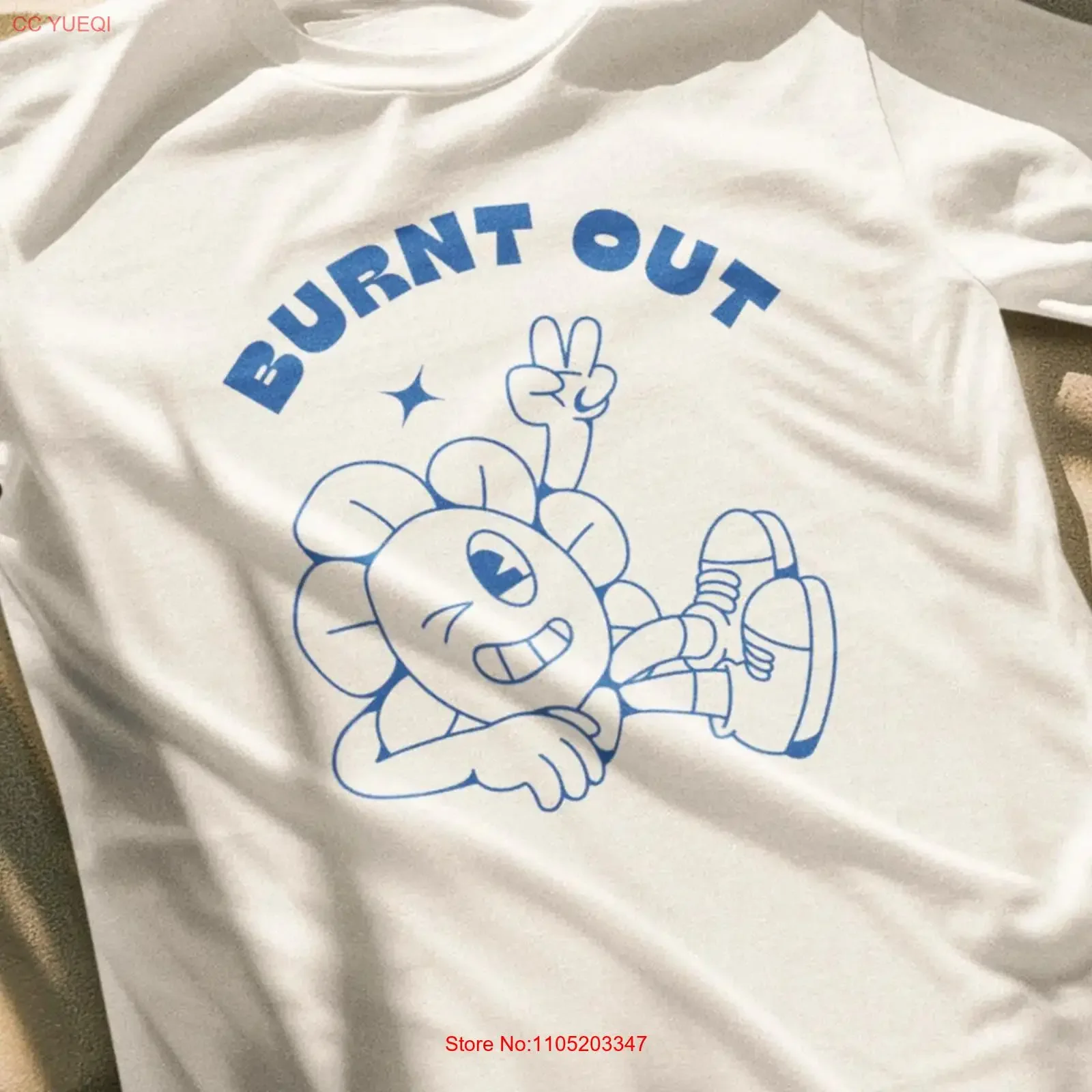 

Винтажная футболка с цветочным узором в стиле ретро, забавный знак мира для учителя мамы, винтажная стираная универсальная стильная растянутая футболка