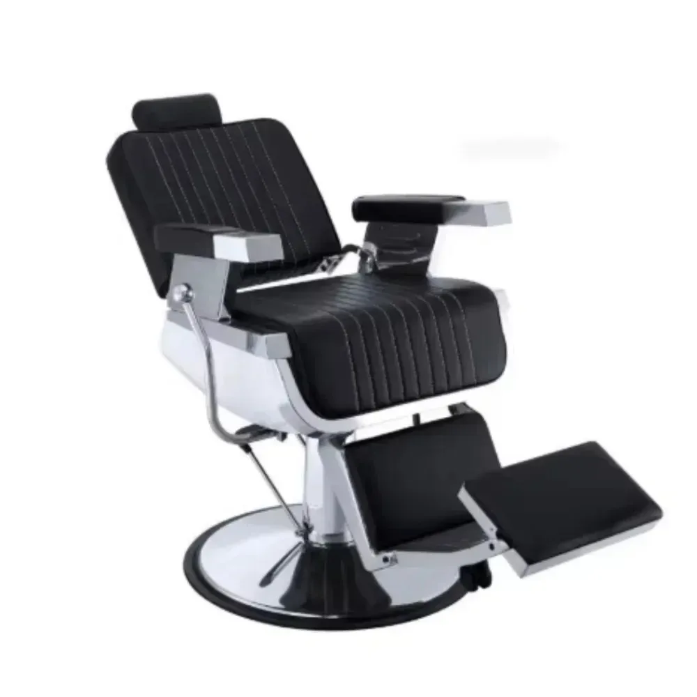 Peiqipeiqi High Quality Leather Barber Chair Comfortable Vintage Salon Barber Chairs for Barbershop Tattoo Massage Sponge Barb