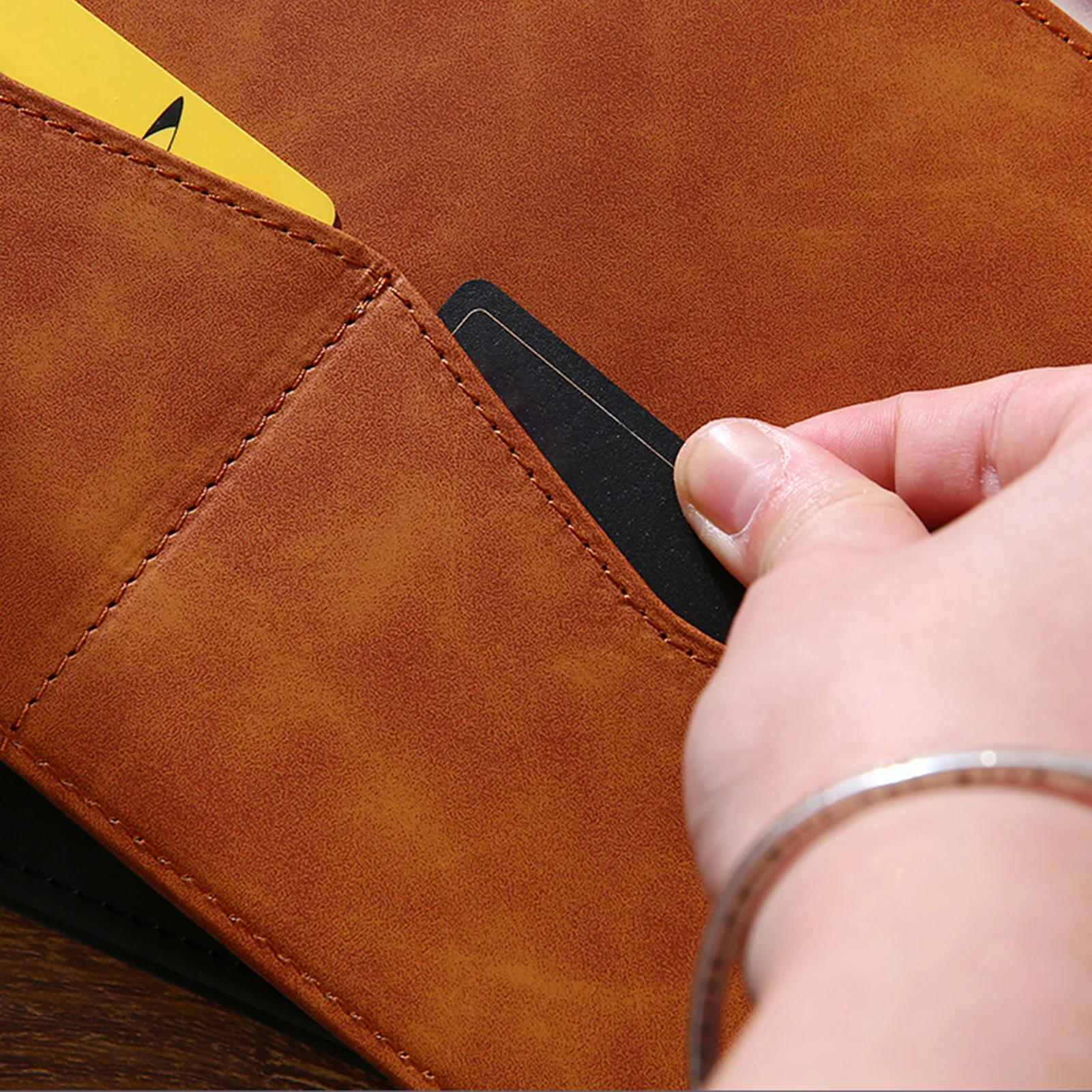 Vintage A4 Multi-Function File Folder, Document Organizer Bag for Office, Empty PU File Folder Business Travel Storage Pouch