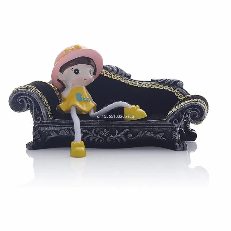 Jewelry Box Sofa Shaped Small Jewelry Rings Boxes Earrings Necklace Portable Storage Box Material Dropship