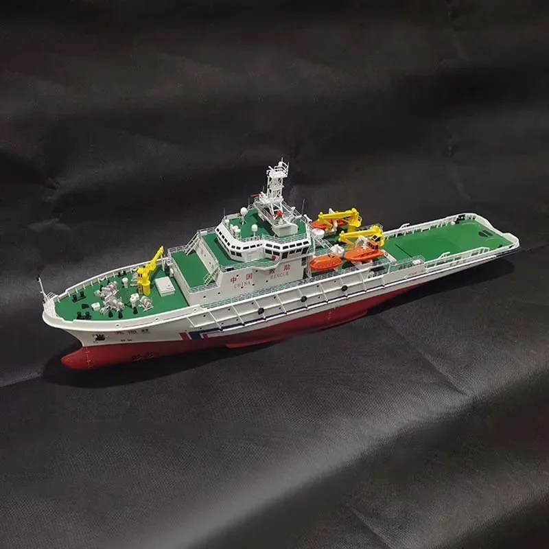 1/100 RC Ship Model Finished Rescue Ship Model North Sea Rescue Tug Boat Toy Gift Simulation Ship Model 8000kw