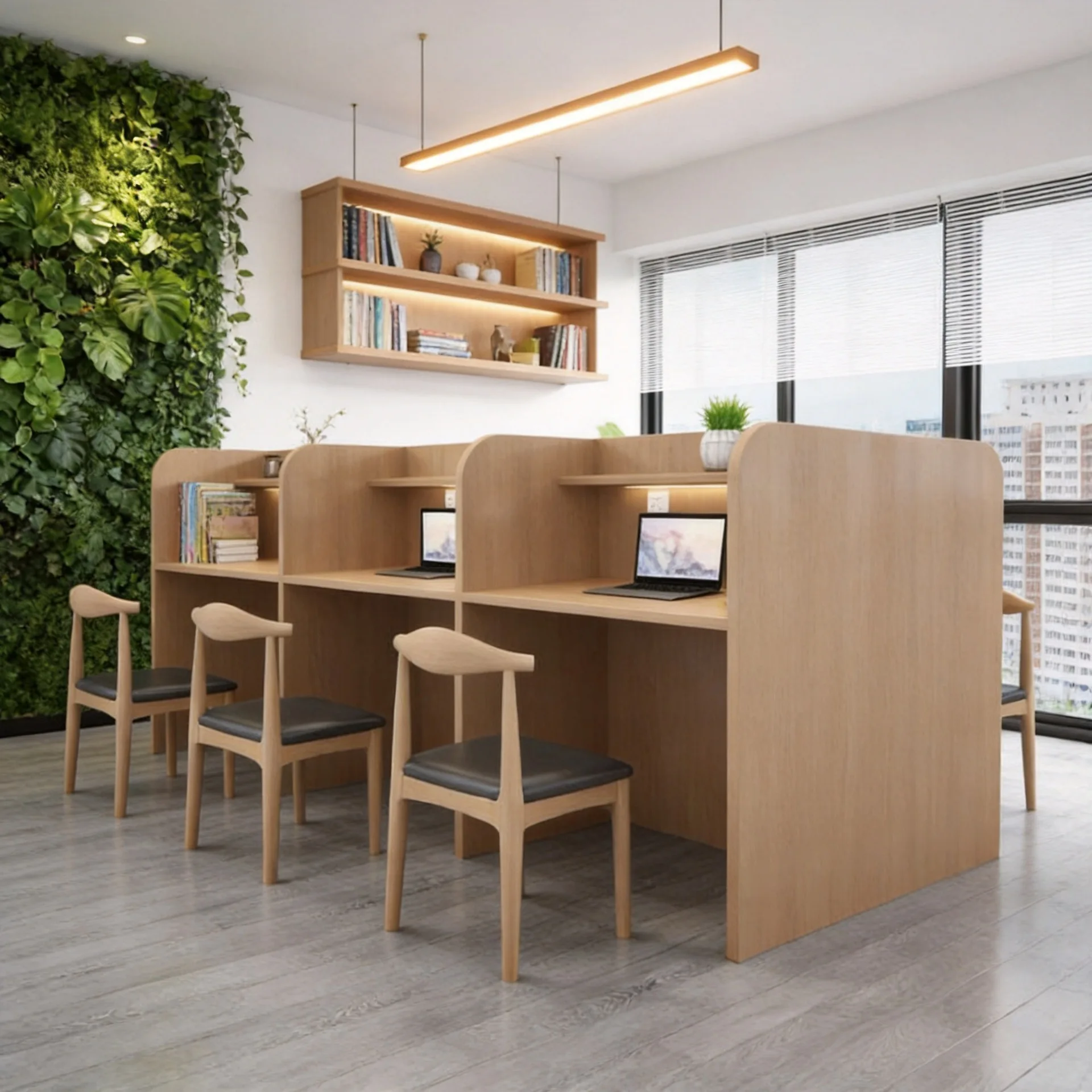 Desk Office Table And Chair Combination Simple Modern 2/4 Six-seat Desk Partition Screen Table Card Splicing