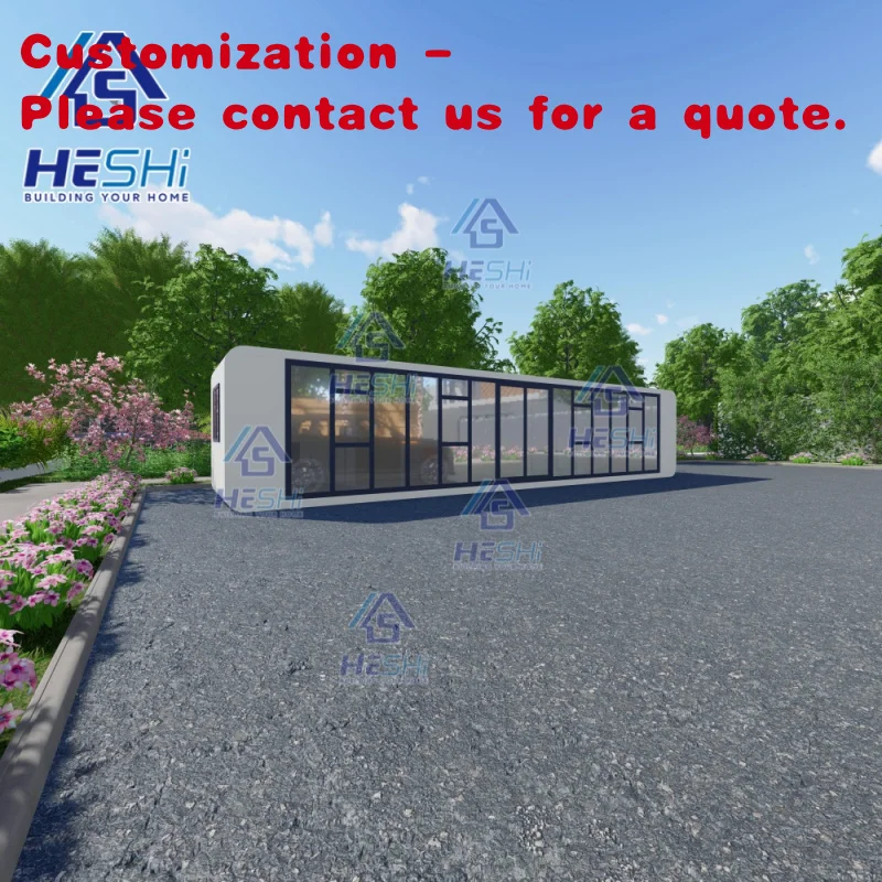 

custom.Cheap Prefab Modern Moveable Cabin House Price Prefabricated Portable 20Ft 40Ft Office Pod Soundproof Container Hom