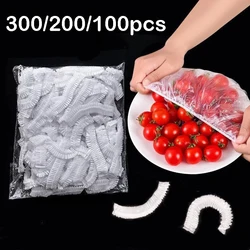 Disposable Food Cover Elastic Plastic Covers for Dishe Wrap Clings Film Dish Plate Fresh Keeping Bag Kitchen Supplies