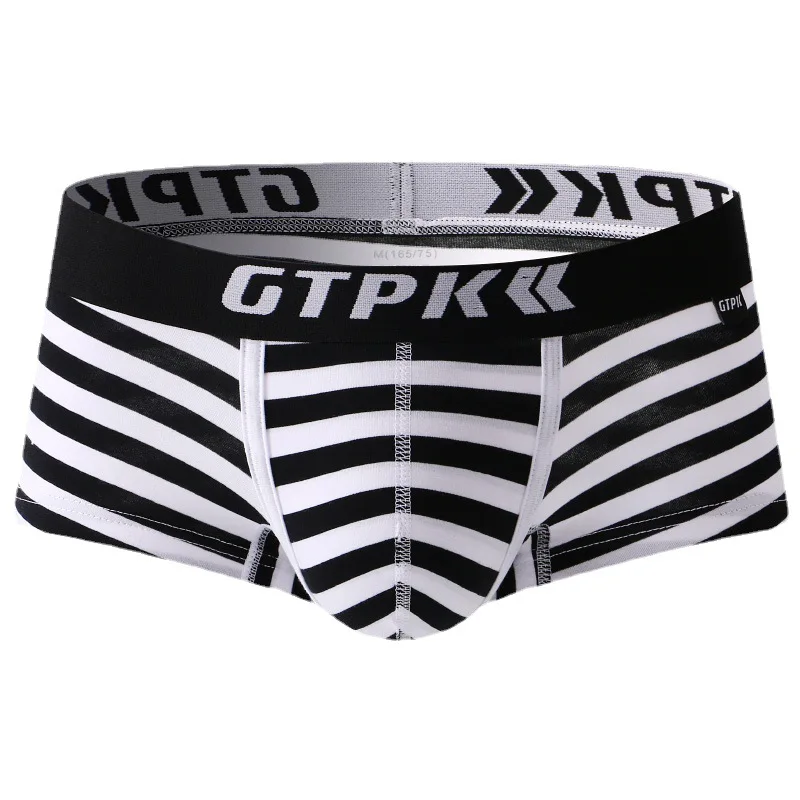 Men\'s Cartoon Sport Underwear Breathable Finess Boxer Sexy Shorts Japanese Style New