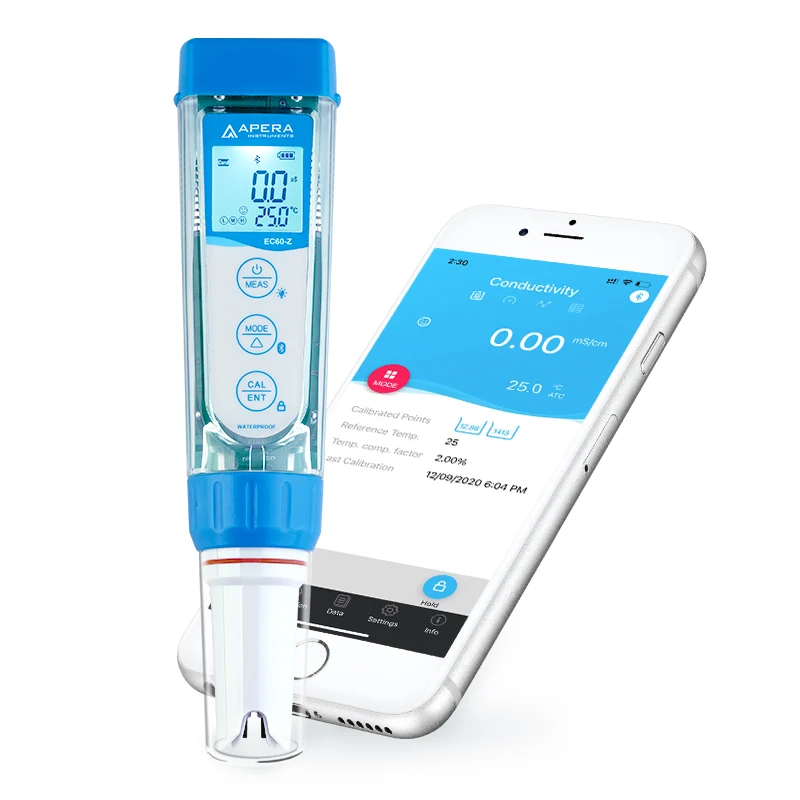 2025 Customizable Blue Tooth Handheld Pen Type EC Meter with OEM Support