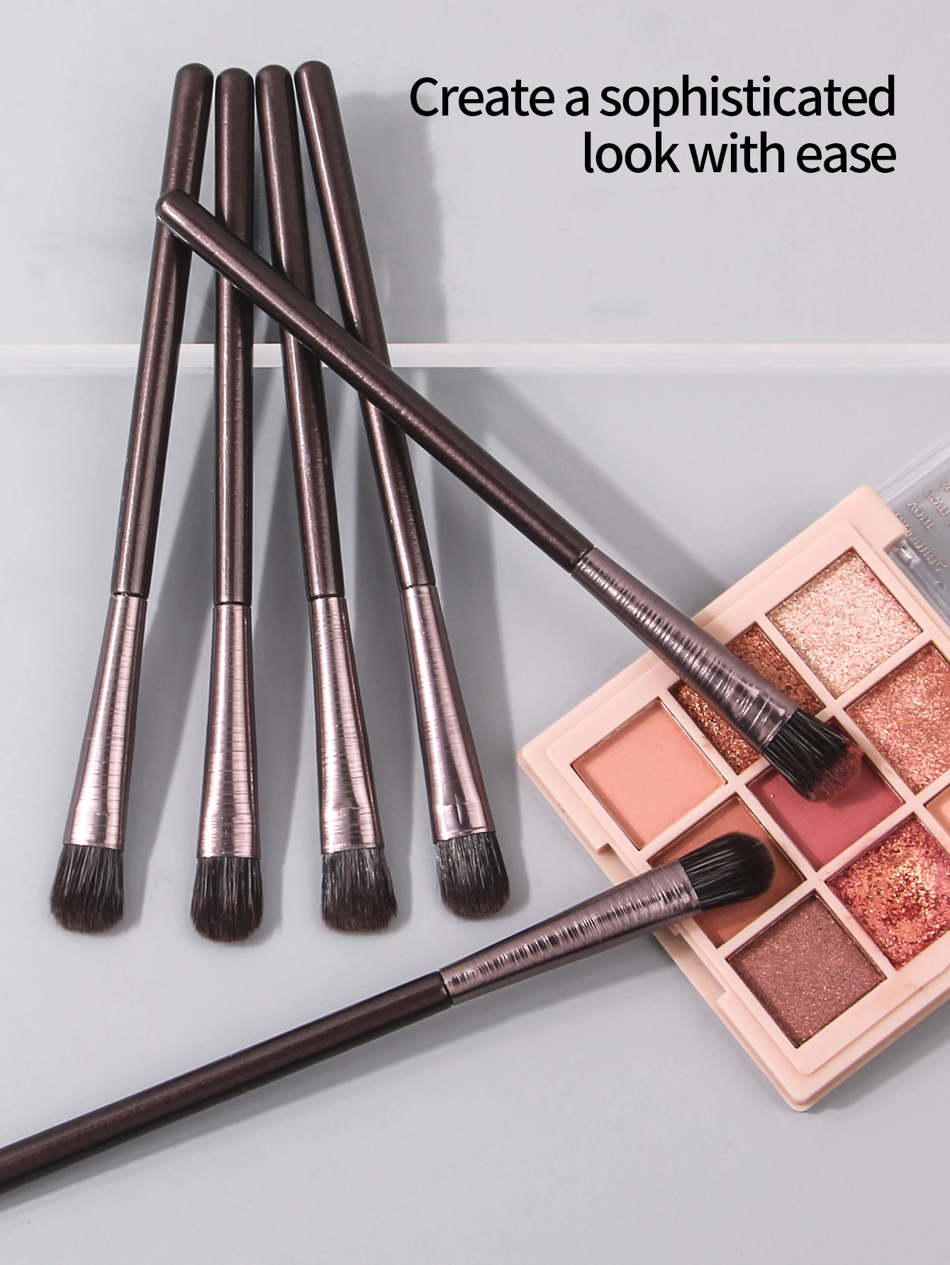 6 個の高品質アイシャドウブラシ、ブレンディングブラシ、ディテールブラシ、多機能プロフェッショナルアイメイクブラシツール