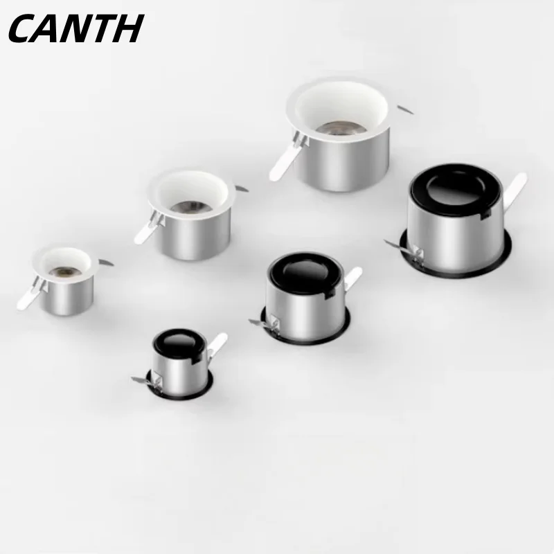 

CANTH narrow frame downlight embedded anti-glare living room without main light hole 55-75-95MM 110V/220V