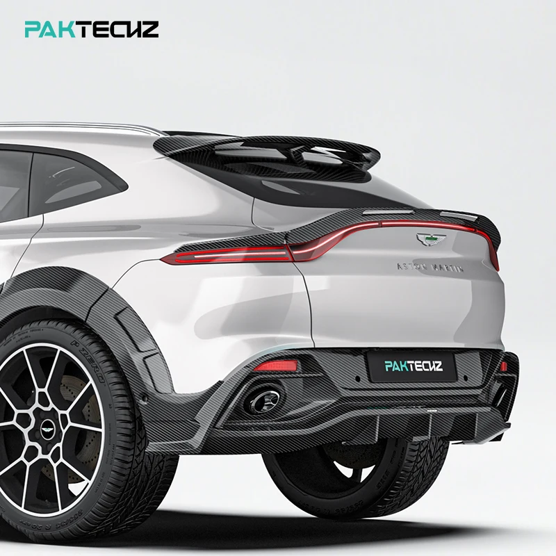 Paktechz Dry Carbon Fiber Body Kit Rear Spoiler for Aston Martin DBX