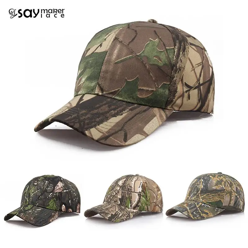 Women Men Camouflage Hats Unisex Sports Outdoor Sunscreen Quick-Drying Casual Cap Summer Camo Hunting Fishing Army Baseball Cap