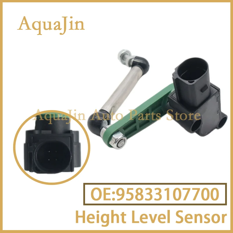 

95833107700 Rear Air Suspension Height Level Sensor For Porsche Cayenne 958 92A VW Touareg 7P 2011~2018 2012 2013 2014 2015 2017