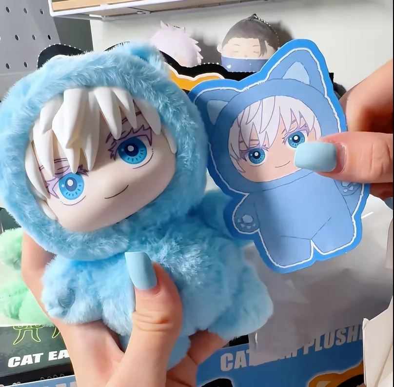 Disponibile Jujutsu Kai Genuino Eaki Jujutsu Kaisen Blind Box Stagione 2 Cat Park Party Gojo Satoru Doll Bag Ciondolo Collezione di bambole