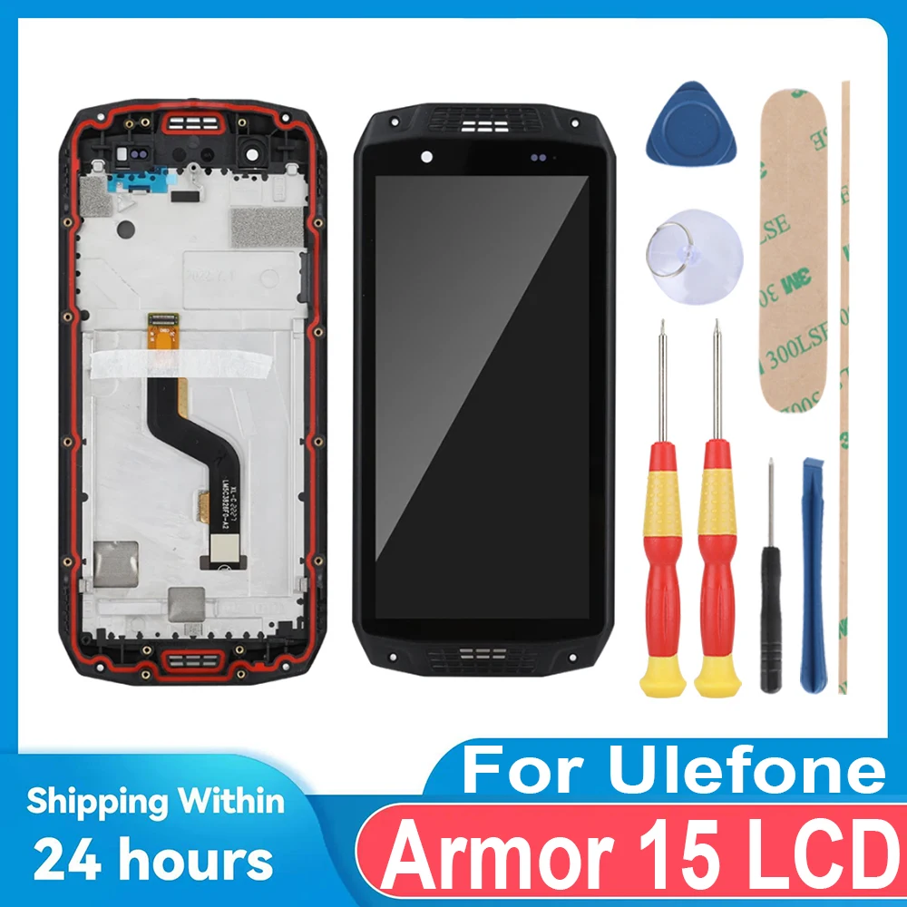 

Для Ulefone Armor 15/5,45-дюймовый HD + ЖК-дисплей + сенсорный экран + с рамкой