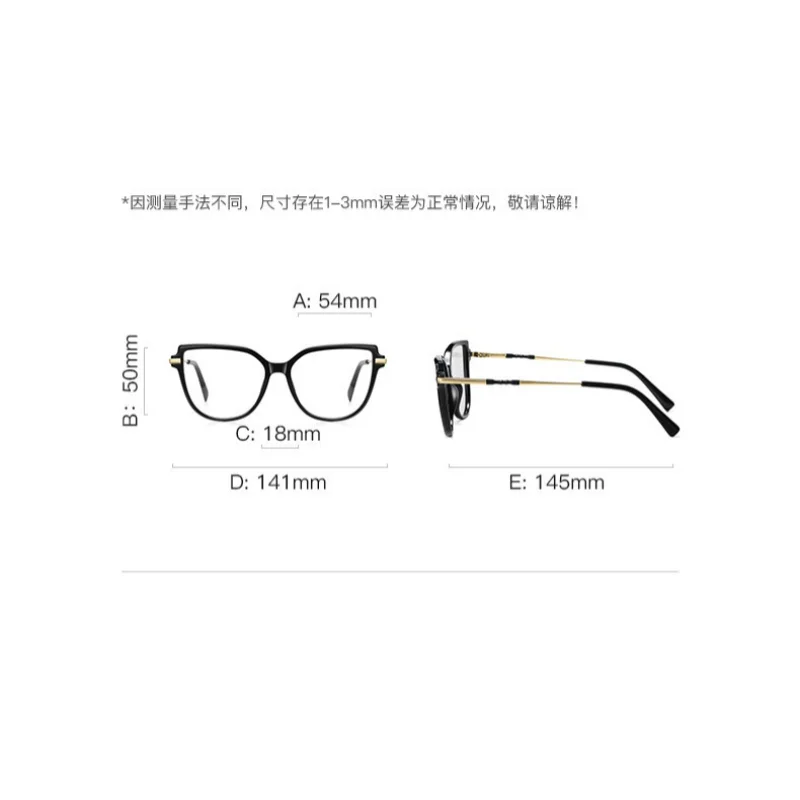 Fashion Sexy Women Cat Eye Reading Glasses Retro Glasses Frame With Prescription Anti Blue Light Lenses TR90 Eyewear