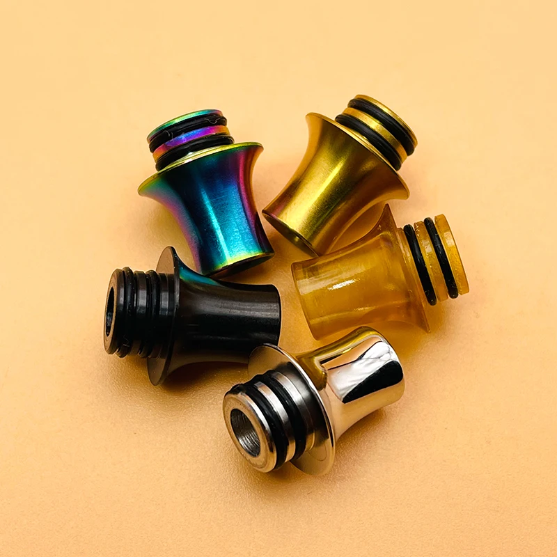 DSX 510 MTL Punta de goteo de acero inoxidable PEI, orificio estrecho para Berserker MTL RTA, punta de vapeo, accesorio de cigarrillo electrónico