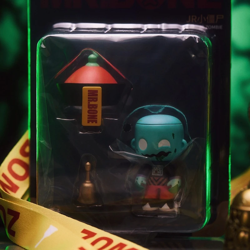 

MR.BONE-JR-ZOMBIE Hanging Card Series Anime Action Figures Desktop Decoration Collecte Model Mystery Box Boy Birthday Gift Toy