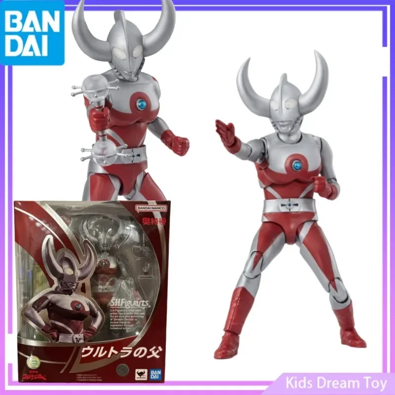 

Bandai в наличии, оригинальные аниме-фигурки S.H.Figuarts Ultraman, фигурки героев, игрушки, Коллекционная модель, подарки для детей