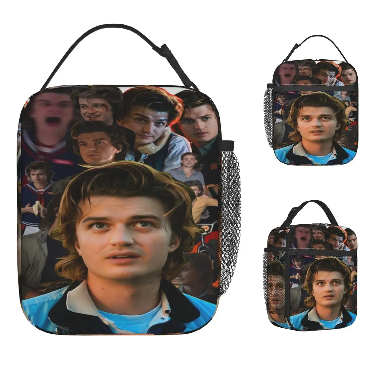 حقيبة غداء ستيف هارينجتون، صندوق غداء للسفر للفتيات، حقائب غداء حرارية مطبوعة كاجوال، مقاومة للماء، حقيبة تبريد مريحة #1