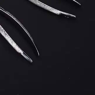 Dental Extraction Forceps Kit with Curved Root Elevator Oral Surgical Instruments for Adult and Child Tooth Removal