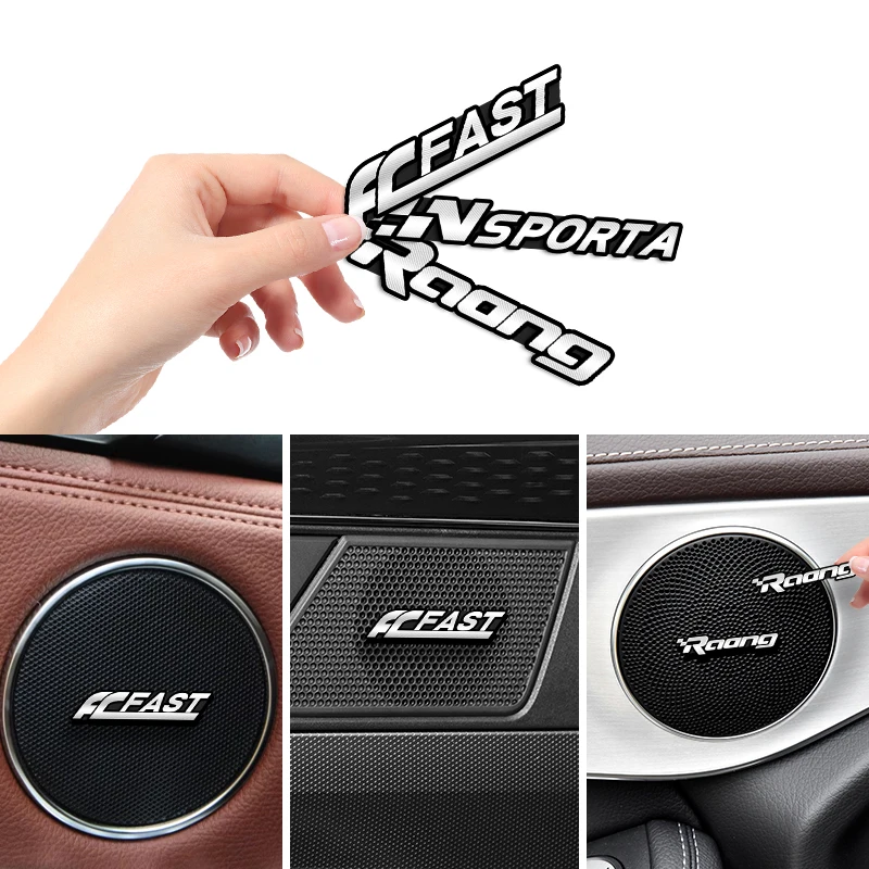 4 шт. автомобильная аудиосистема, алюминиевый автомобильный значок, интерьерная наклейка для JEEP Grand Cherokee WK WK2 KJ KK KL Commander XK Reneg, автомобильные аксессуары