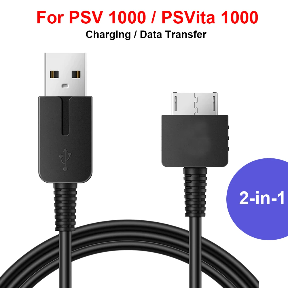 For PS Vita 1000 Type-C Charging Cable PSV1000 USB-C Data Transfer Sync Replacement Adapter Cable Accessories