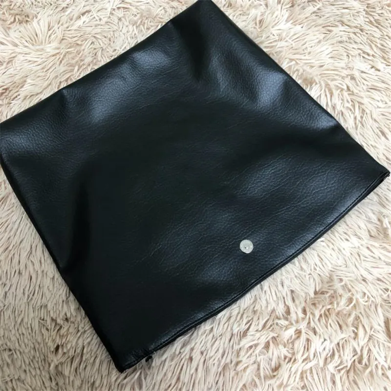 Women Clutch bag soft pu leather Lady evening bags Trend party girl Envelope Bag Large capacity Clutches purse black