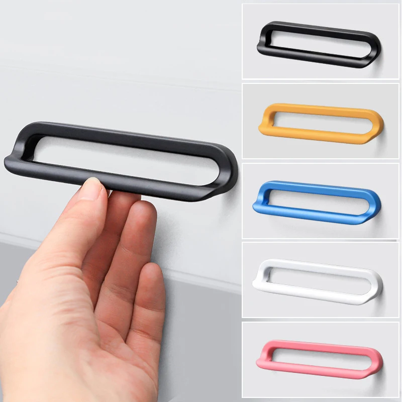 

Modern Zinc Alloy Drawer Knobs Kitchen Cabinet Handles Colorful Children's Room Wardrobe Pulls Cupboard Furniture Door Handles