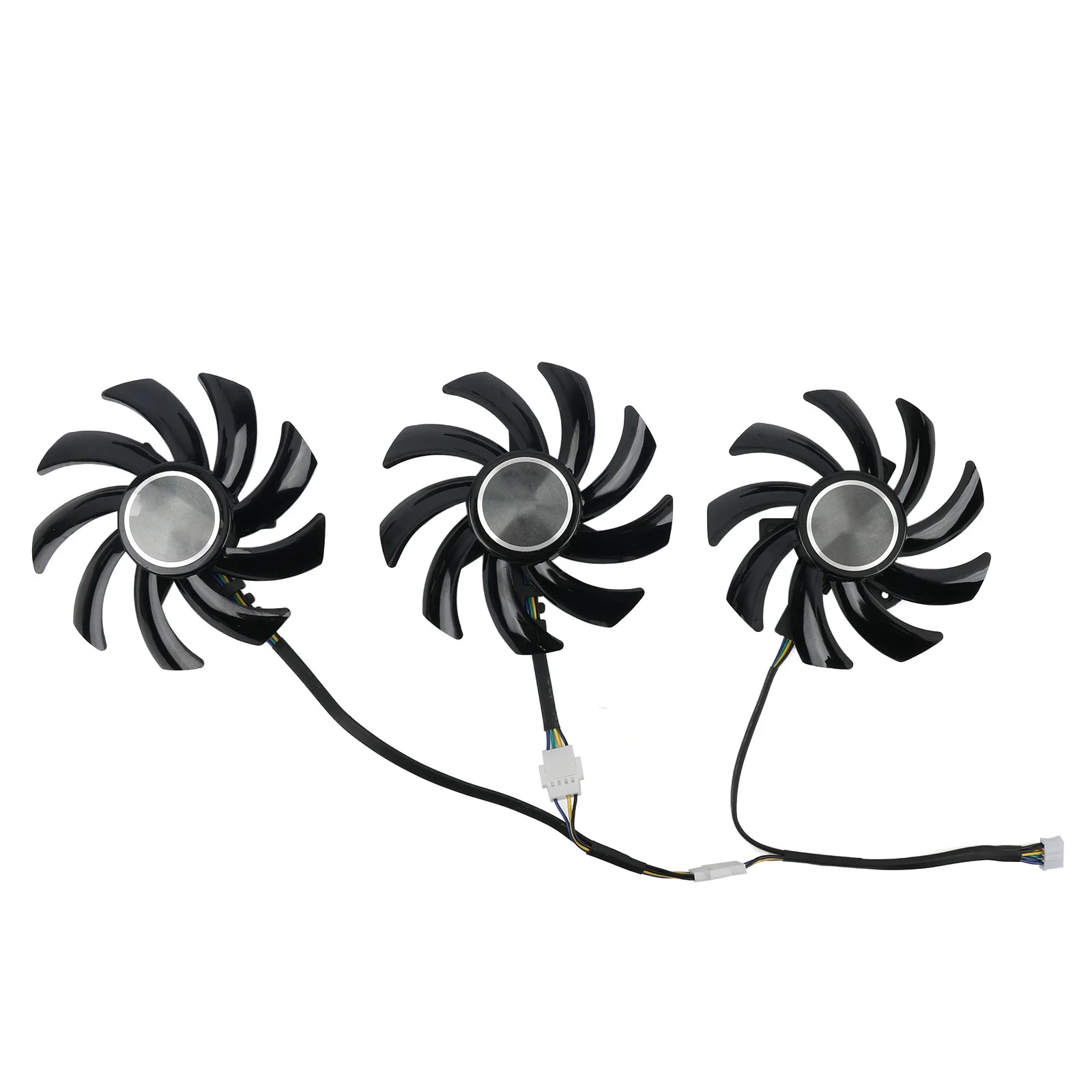 3個85ミリメートルFDC10H12S9-Cビデオカードの交換サファイアradeon R9 290Xトライ × oc R9 390 390X 8ギガバイトニトロクーラーファン