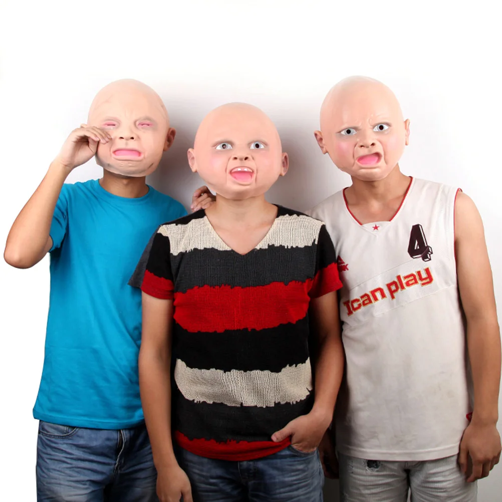 

Latex Smile Face Mask For Adult Costume Accessory No Plastic Smell Comfortable Fit Halloween Christmas Easter Party Cosplay