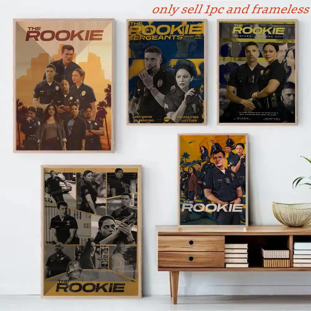 Classic Movie The R-Rookie Painting Calligraphy Canvas Mural For Interior Walls Crease-Free Beautiful For Living Room Bedroom