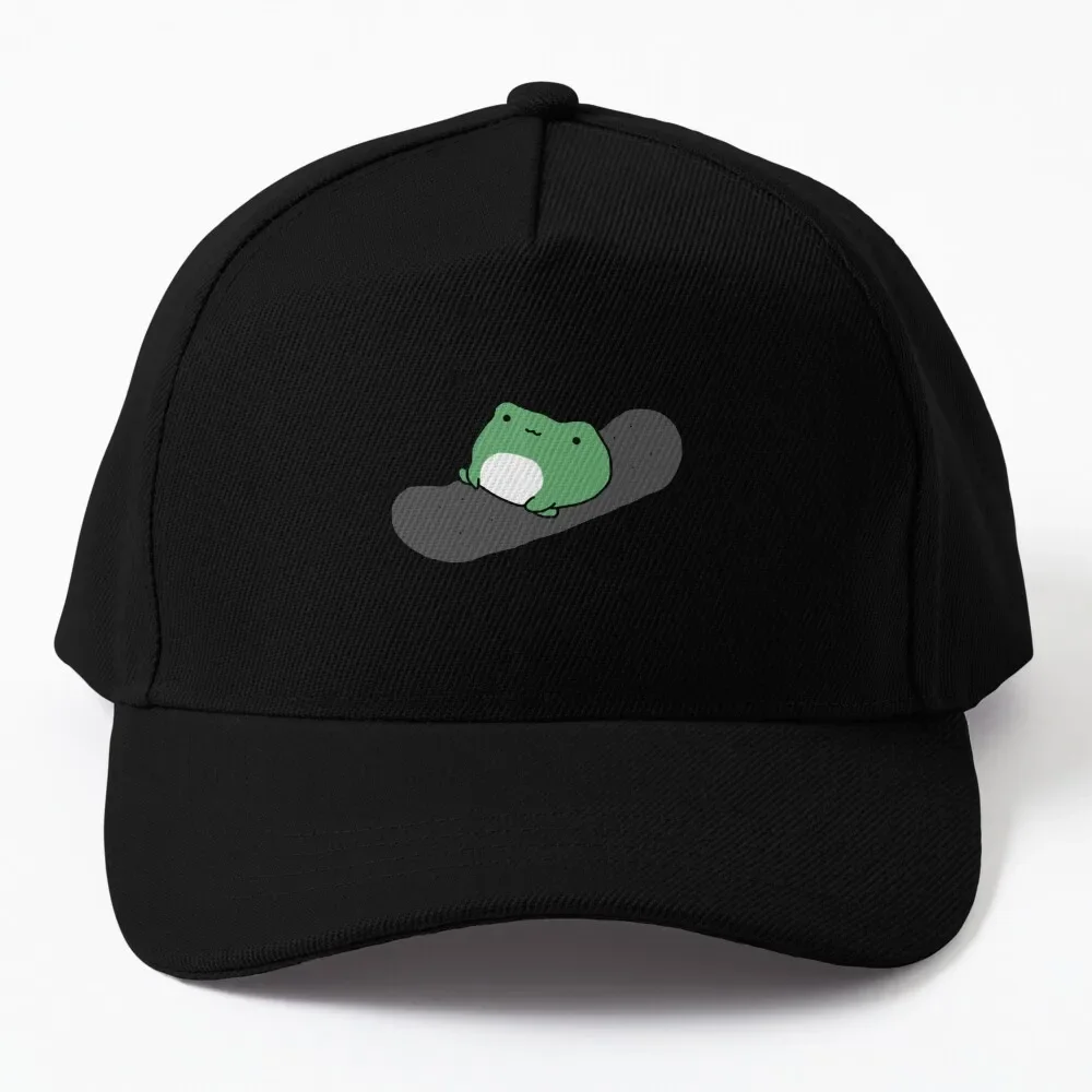 Frog on skateboard Baseball Cap Luxury Man Hat Fishing Caps Boy Cap Women'S