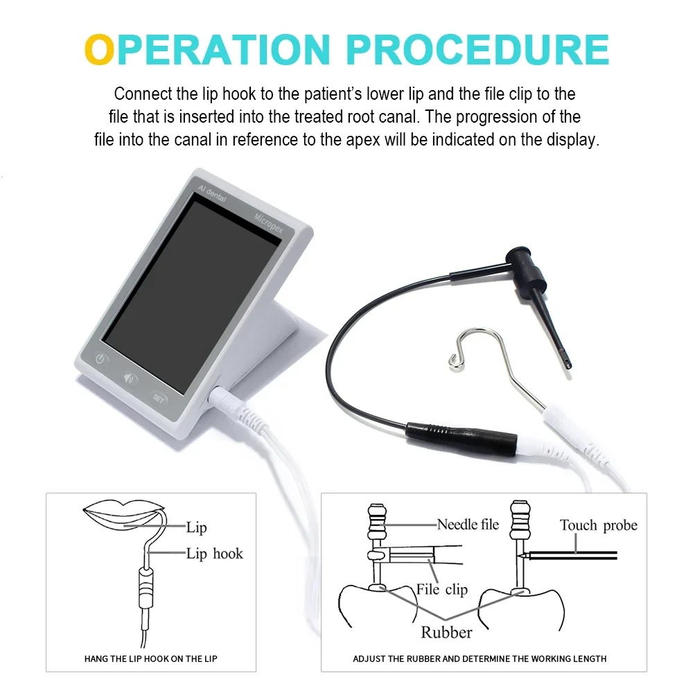 Denta Root Tip And Canal Length Measuring Instrument Mini Root Measurement And Root Positioning Instrument For Dentals Treatment