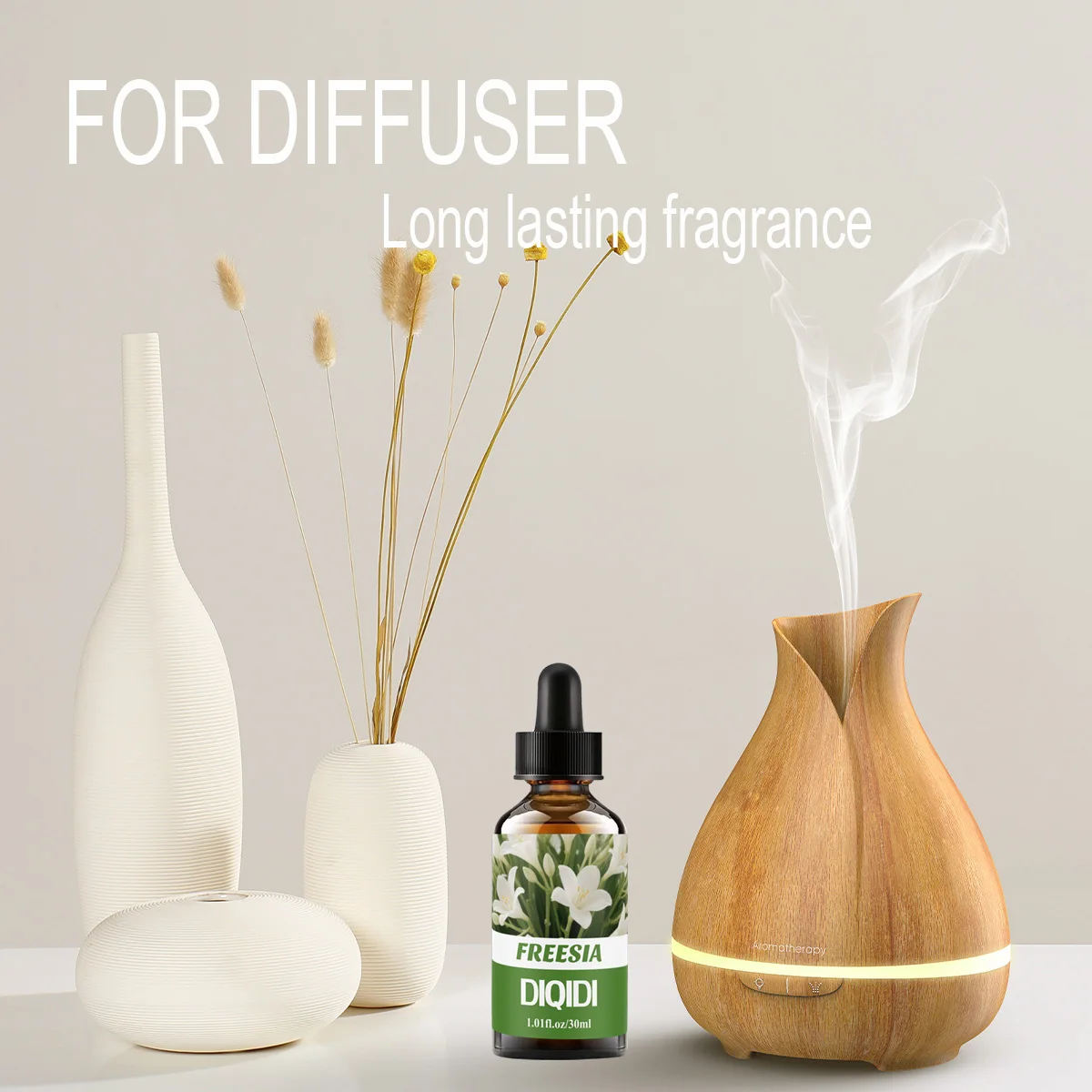 30 مللي زيت فريزيا العطري، زيت عطري للعلاج العطري، زيت أساسي للعلاج العطري، زيت أساسي نقي، خلايا متعددة الوظائف